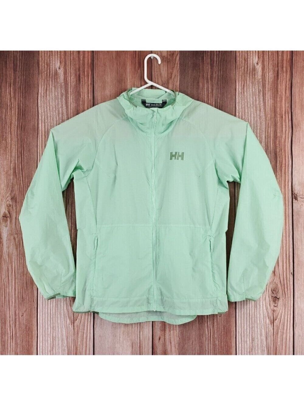 Helly Hansen HH Womens Size XL Roam Wind Jacket Mint Lightweight Packable